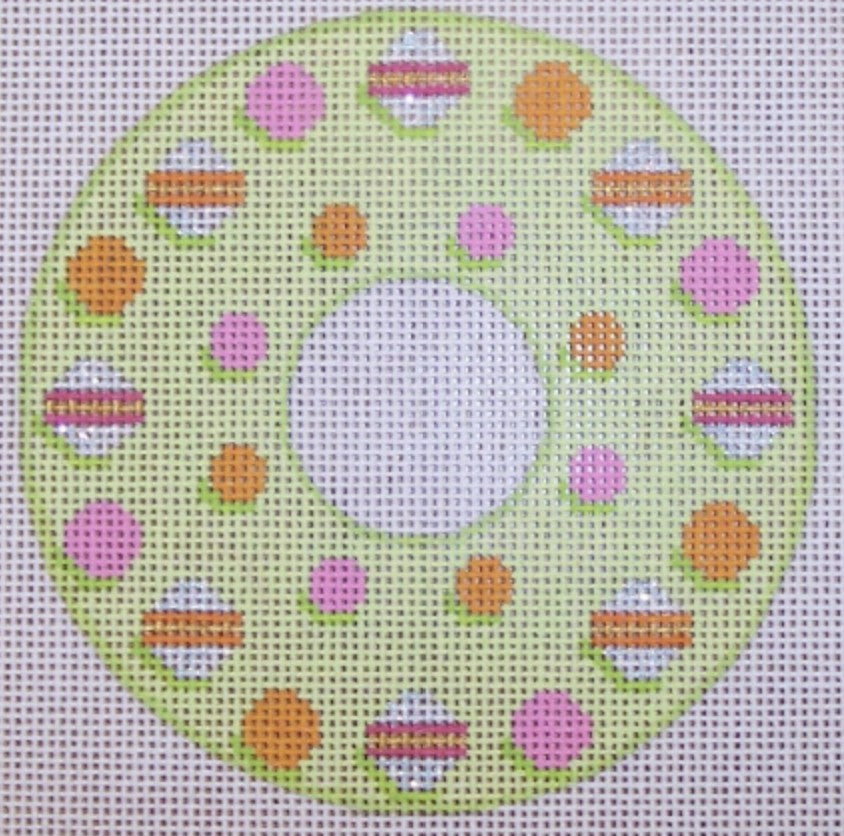 CH202B - Tickled Pink - Dotted Wreath