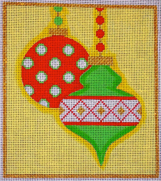 CH405B - Mod Ornaments Mini - Green/Red