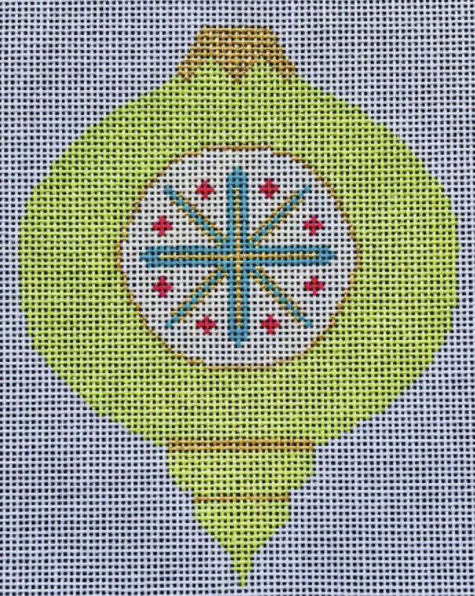 CH405L-2 - Brilliant Baubles Ornament - Green/Teal Ball