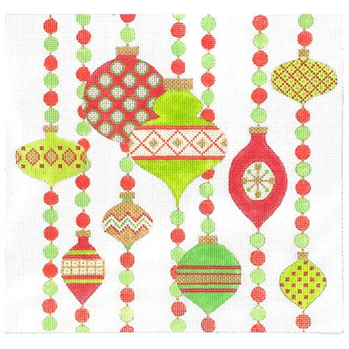 CH405M - Mod Ornaments Red and Green
