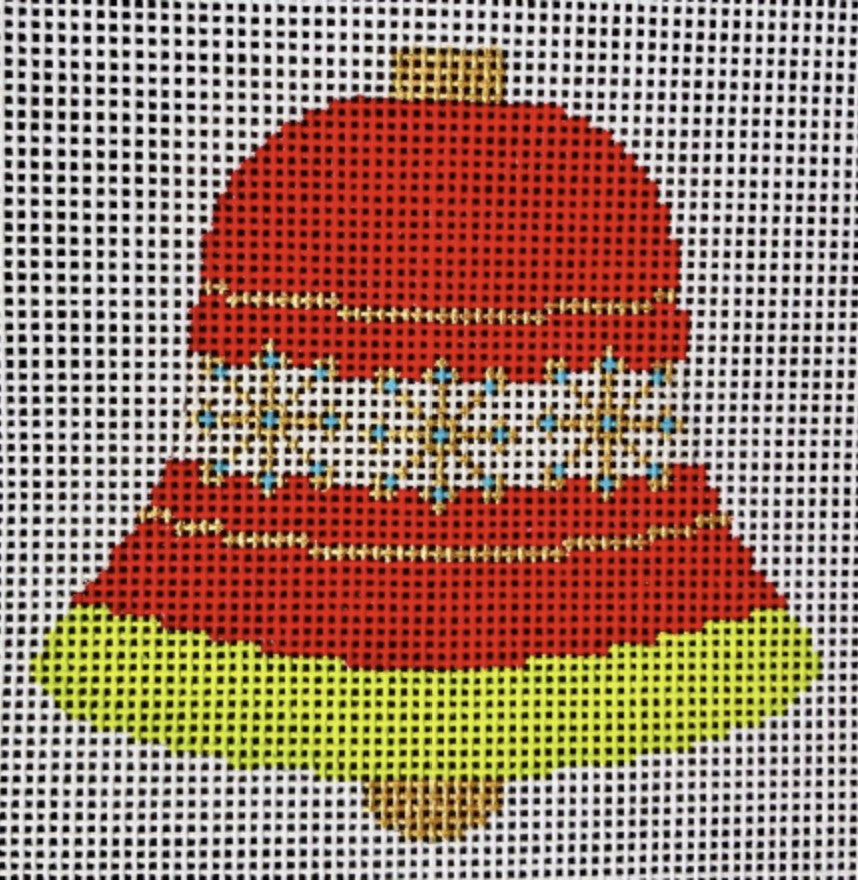 CH405O - MCM Ornament - Red Bell
