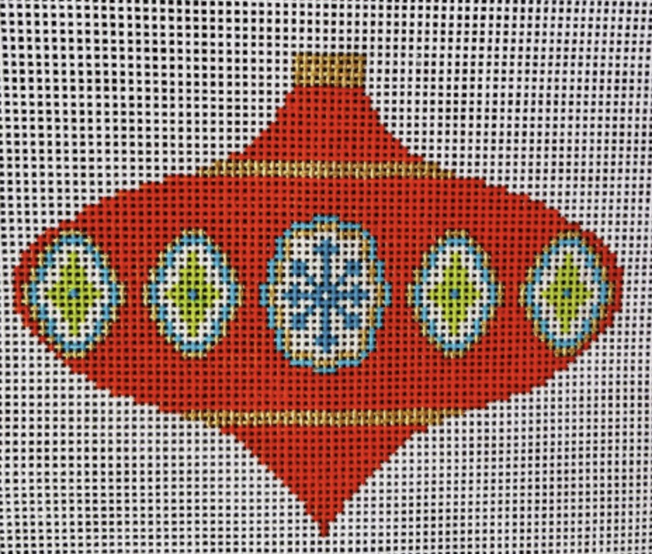 CH405Q - MCM Ornament - Red Saucer