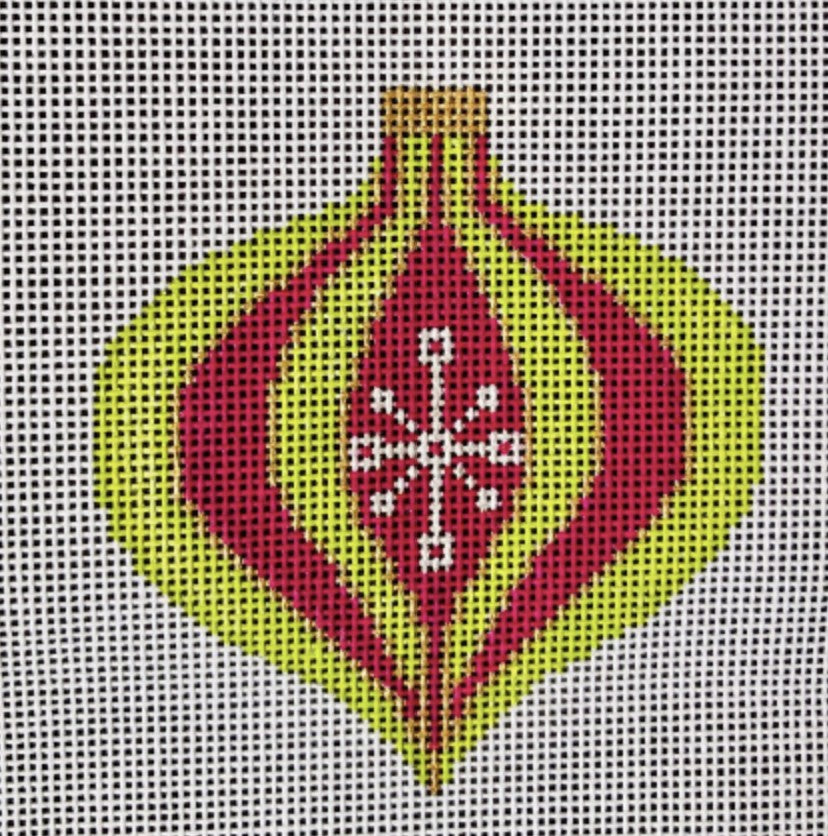 CH405U - MCM Ornament - Pink/Green Onion