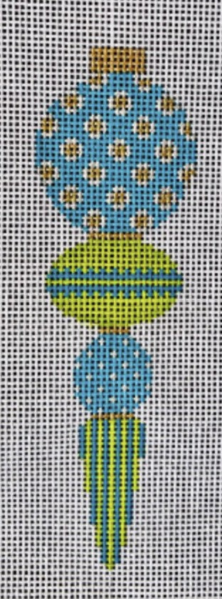 CH405V - MCM Ornament - Teal Green Icicle