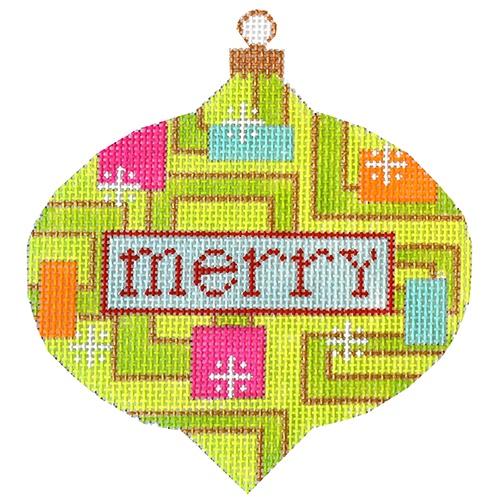 CH406A - Mod Merry Ornament