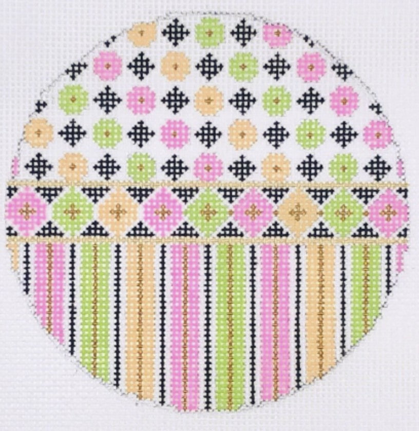 CH413A - Merry All Over in Pastel - Round
