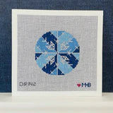 CHR - Snowflake Round (Blues)