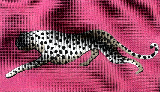 CL049 -  Leopard on Pink Clutch