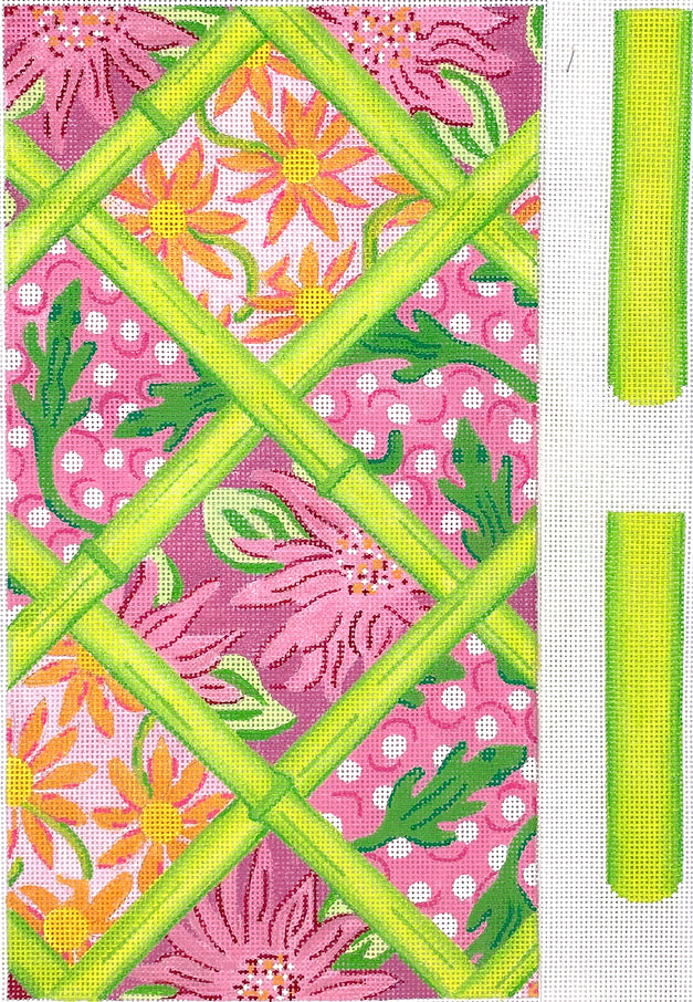 CLE-01 - Lilly-Inspired Patchwork with Bamboo - Pinks/Greens (Retiring)