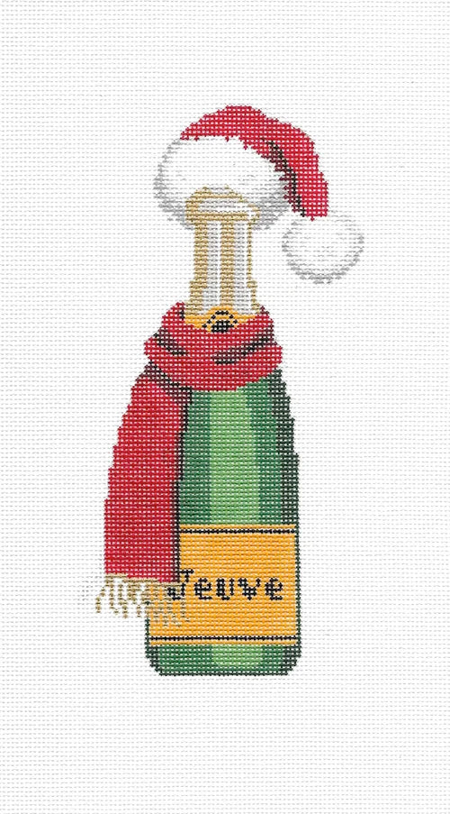 CLV004-S - Santa Hat Bottle