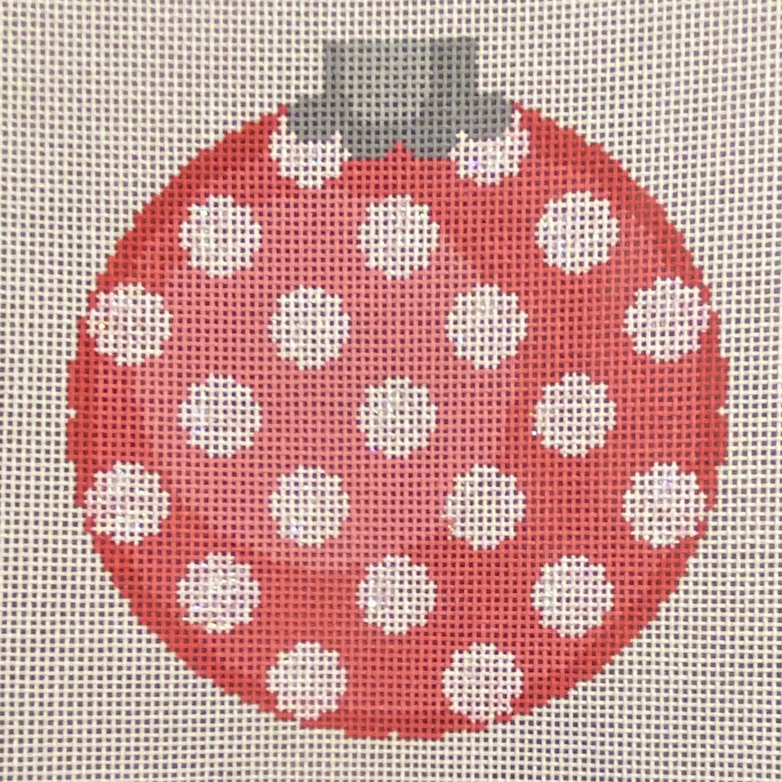 CO27E - Polka Dot Ornament - Pink