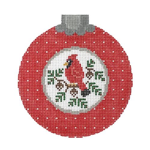 CO57B - Second Cardinal on Red Ornament