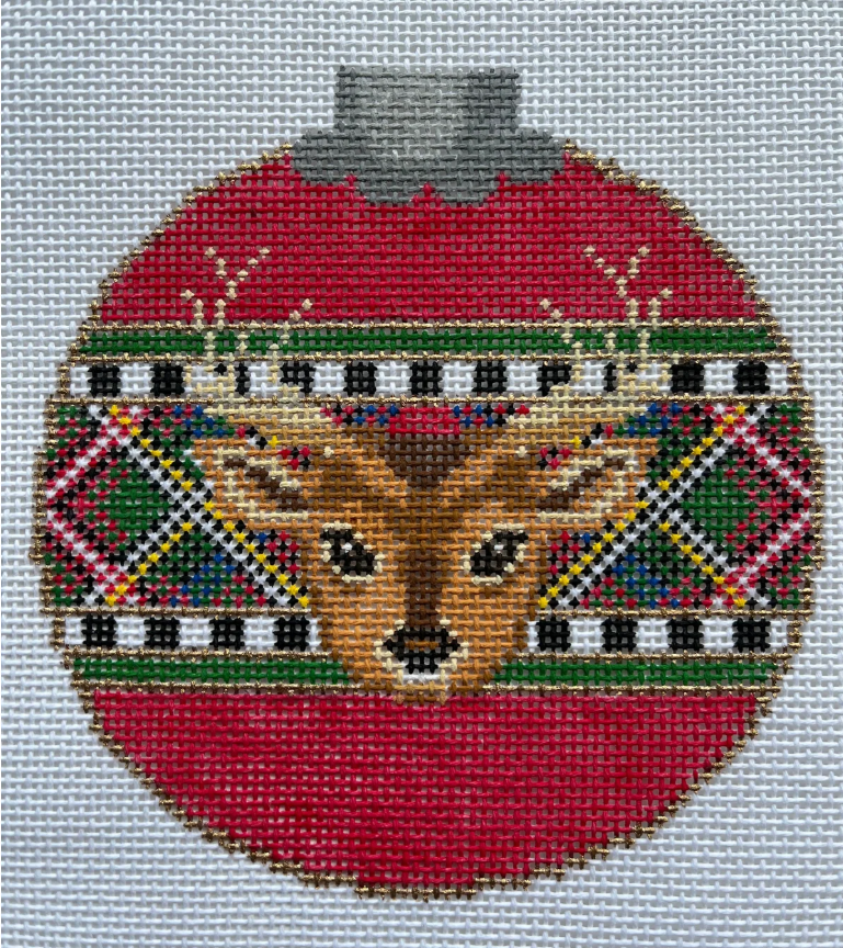 CO 59 - Reindeer with Royal Stewart Plaid