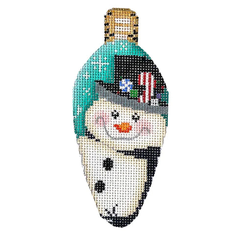 AT CT1955 - Top Hat Snowman Light Bulb