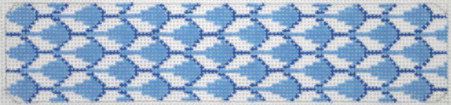 CU-67 - Herend-Inspired Fishnet - Blues