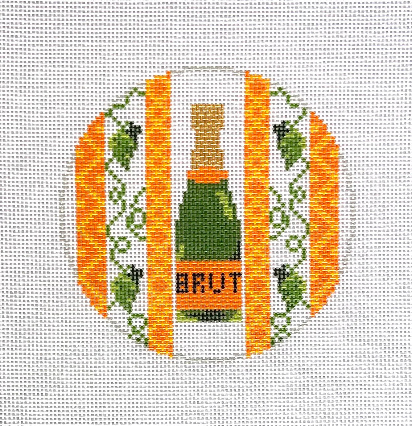 AOK129 - A Bottle of Champagne Coaster