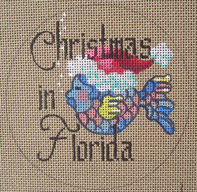 D-100 - Christmas in Florida Ornament (Fish)