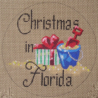 D-100A - Christmas in Florida Ornament (Present)