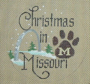 D-117 - Christmas in Missouri Ornament (Paw)