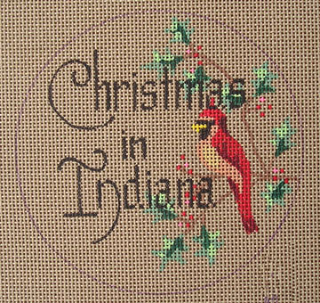 D-133 - Christmas in Indiana Ornament