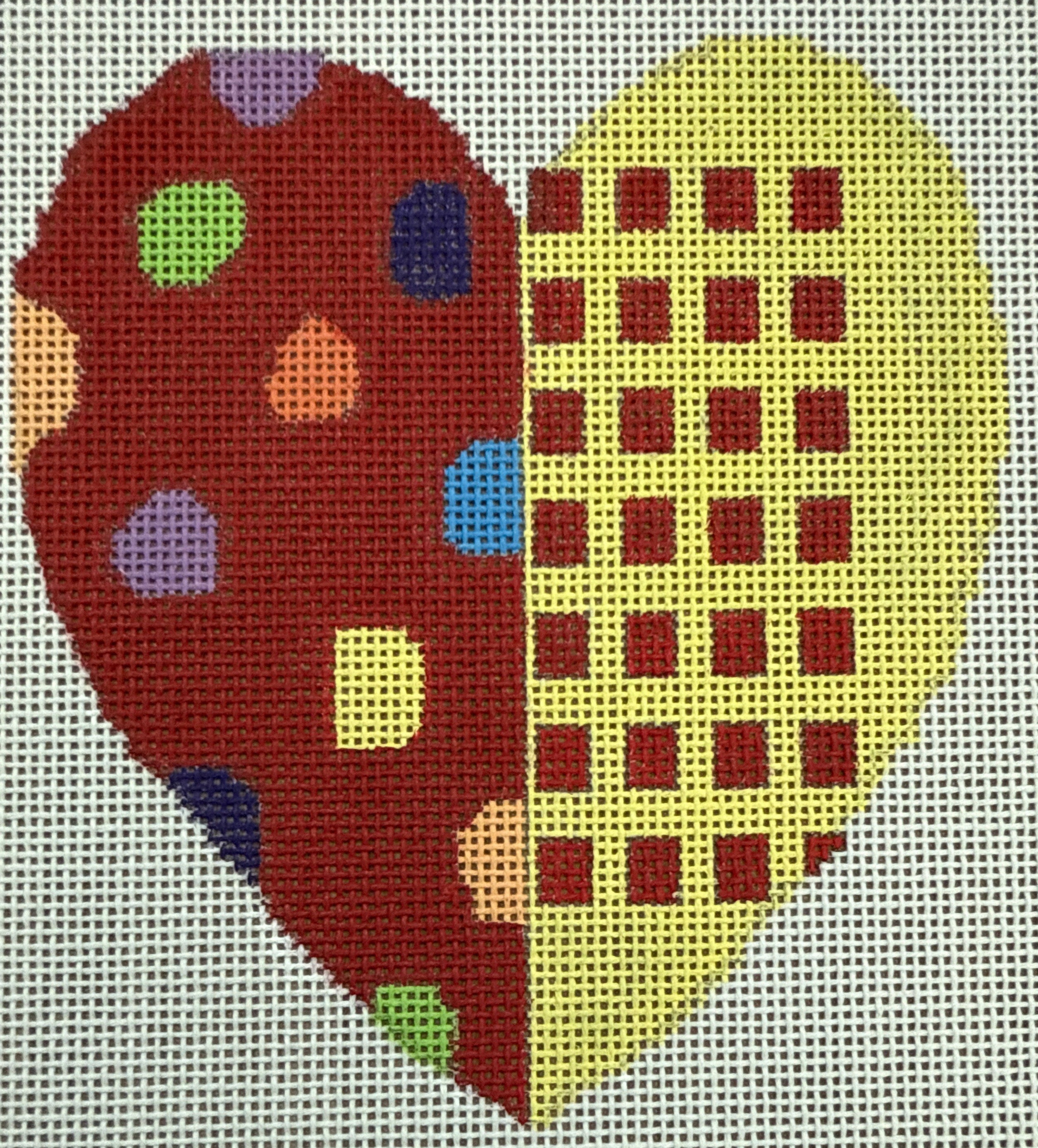 PM743 - Red and Kiwi Heart