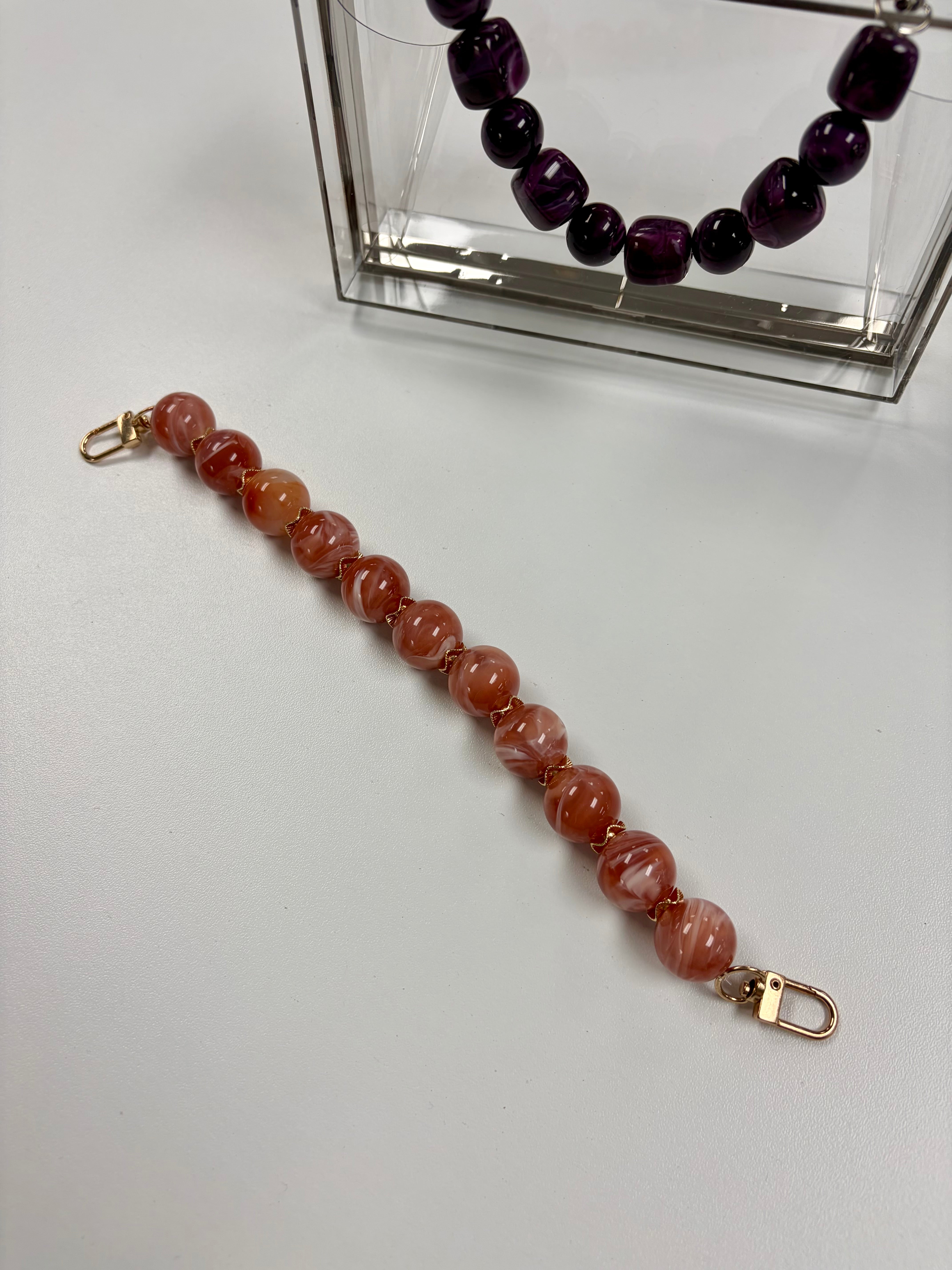 Charming Beads Clutch Strap
