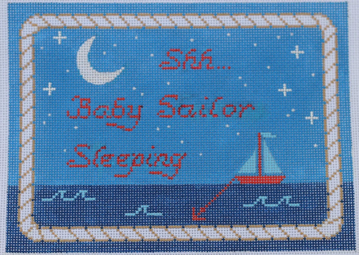 DH-15 - "Shh ... Baby Sailor Sleeping" Sailboat