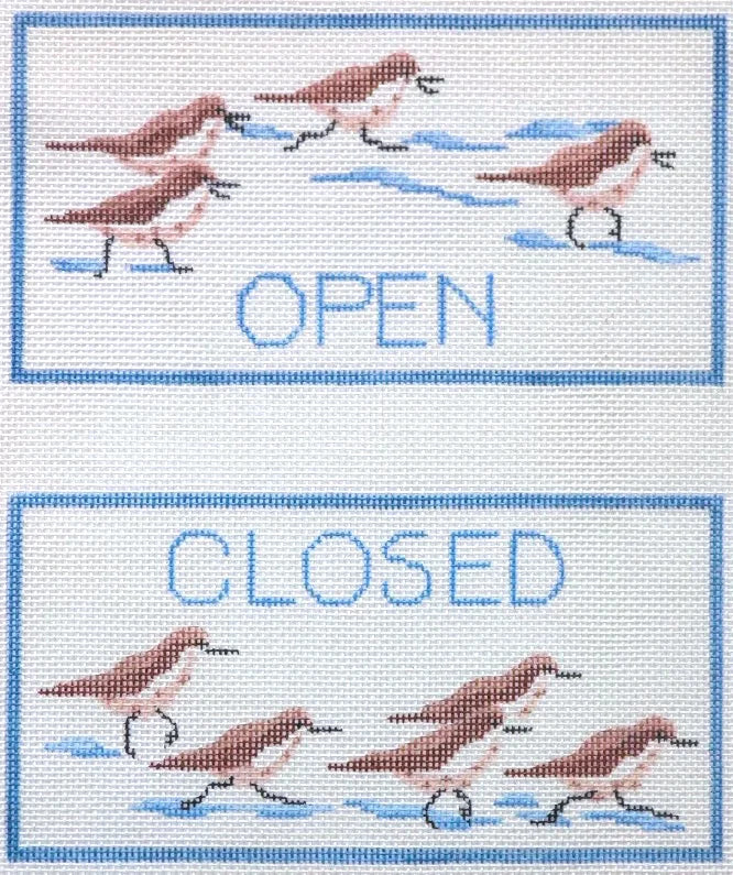 DH-20 - "Open/Closed" Sandpipers (2 Sided)