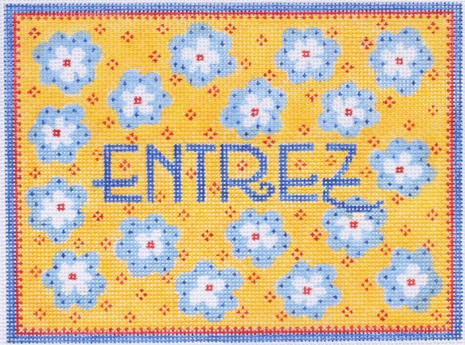 DH-37 - "Entrez" Provencal - Yellow, Red and Blues