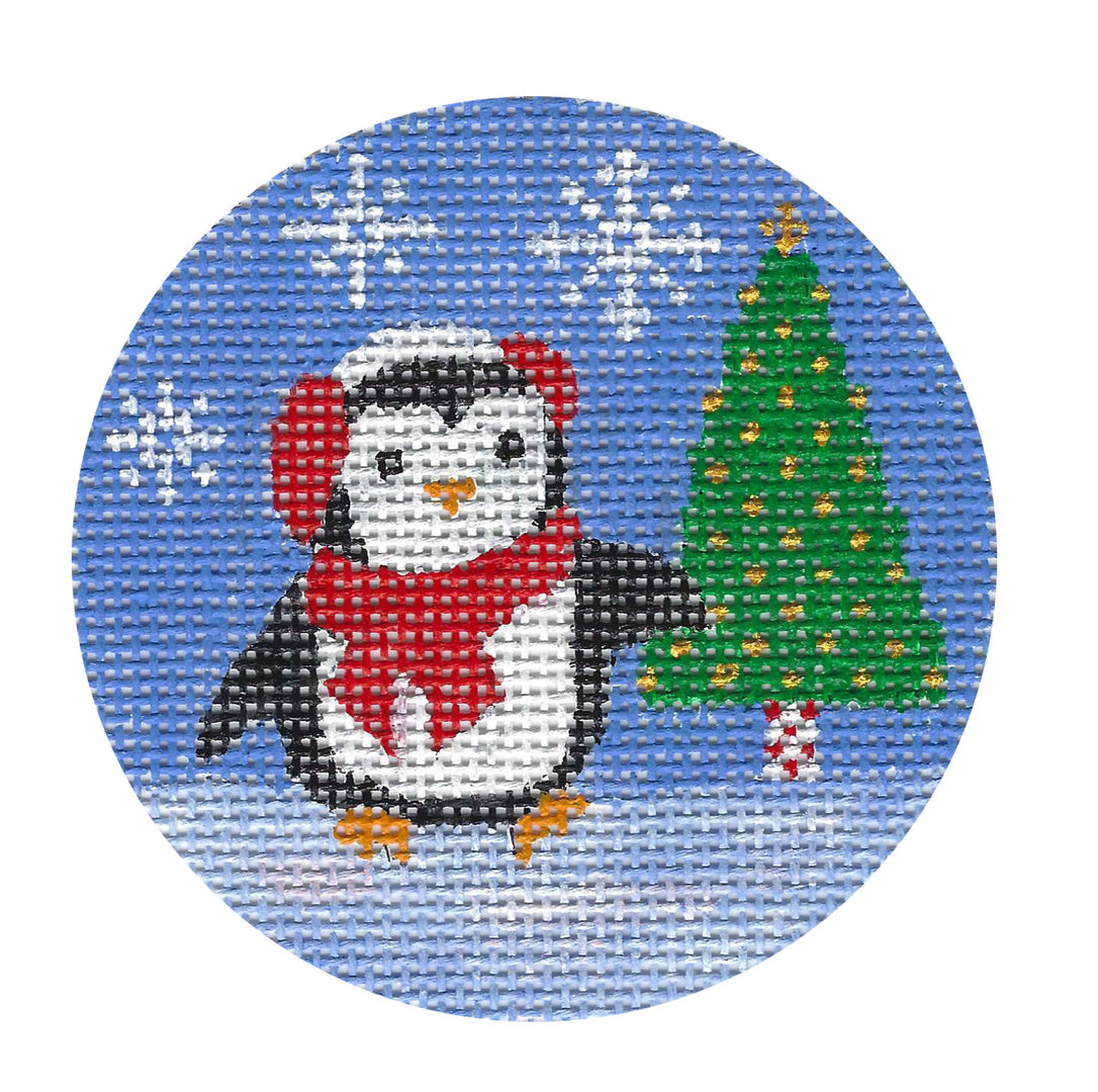 DK-EX55 - Penguin with Christmas Tree