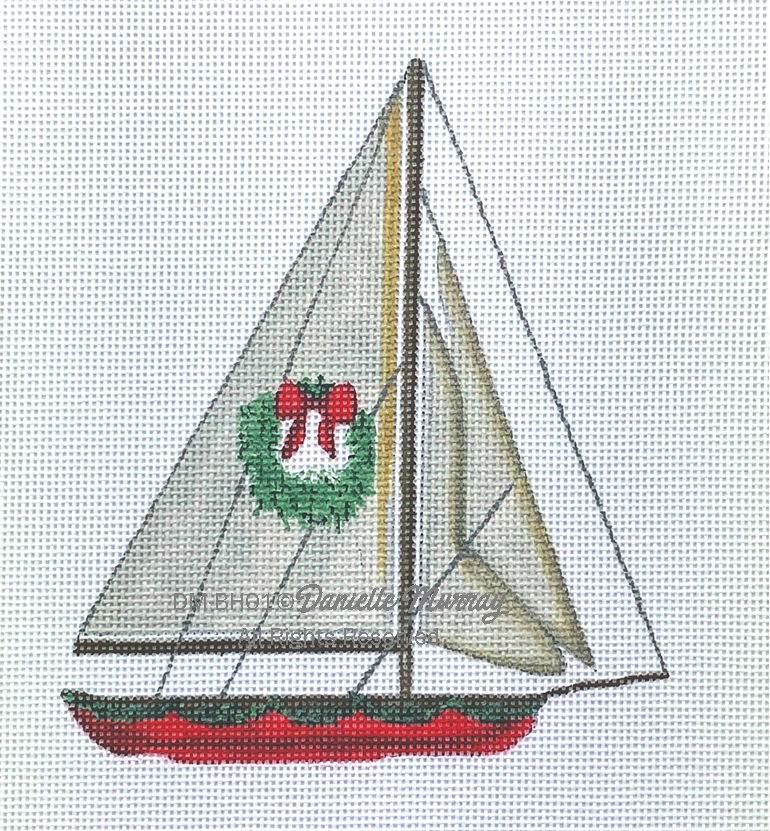 DM-BH01 - Beach and Sea:  Yacht Club Sailboat