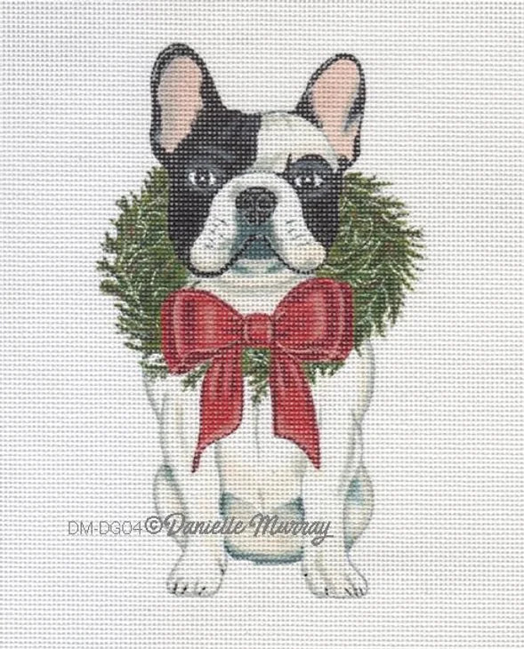 DM-DG04 - Dog: Holiday Boston Terrier Stand Up