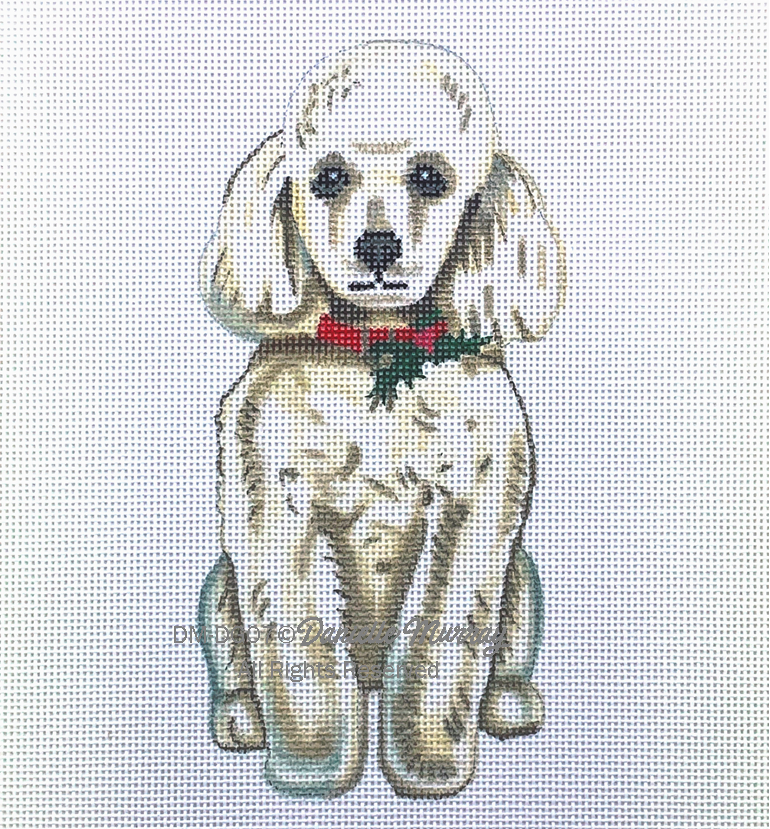 DM-DG07 - Dog: Holiday Poodle Stand Up