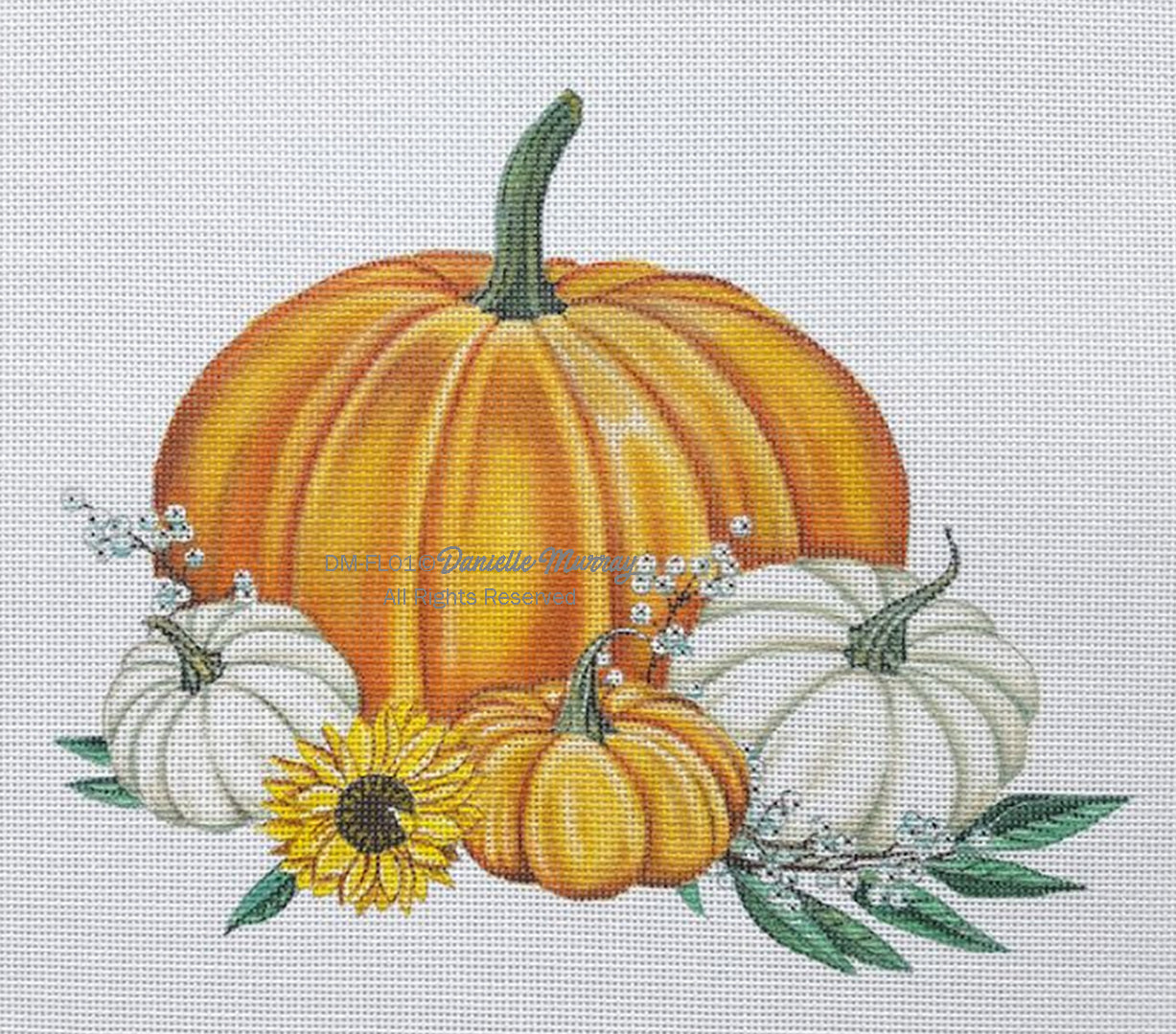 DM-FL01 - Floral: Harvest Pumpkin