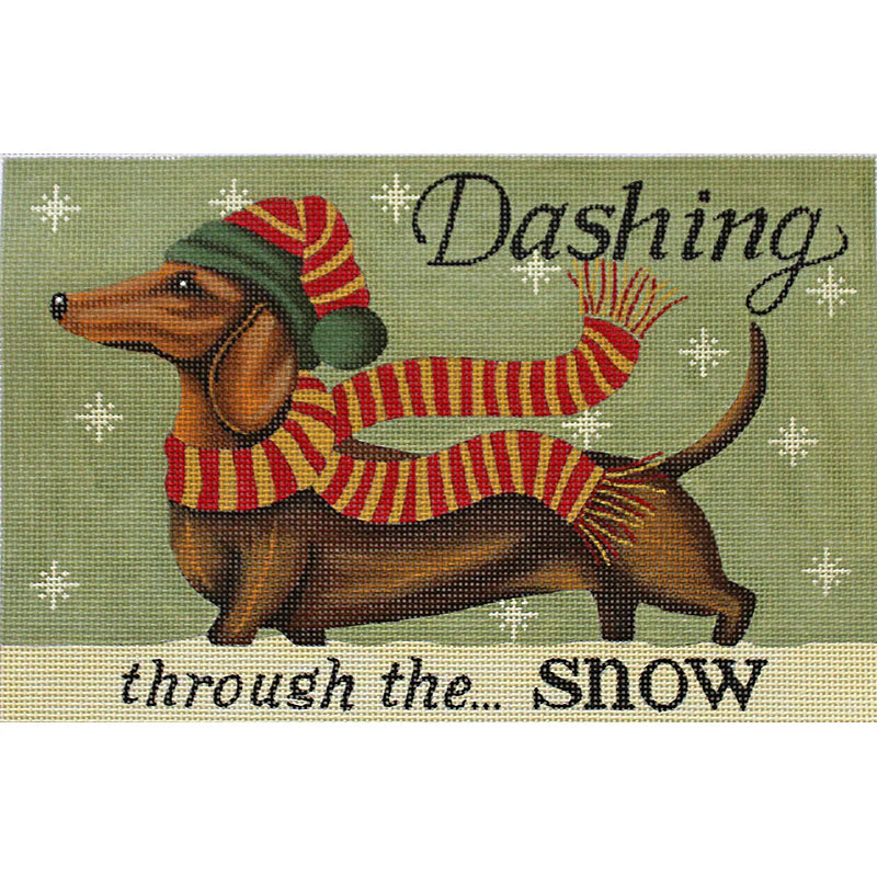 DS1106 - Dachshund Winter