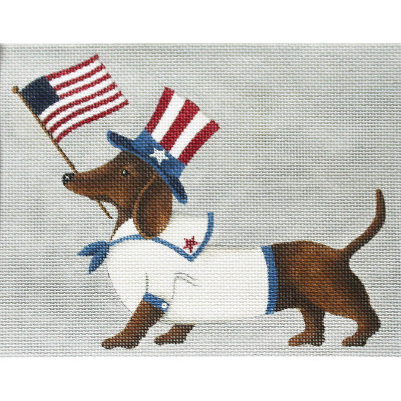 DS1116 - Dachshund 4th of July