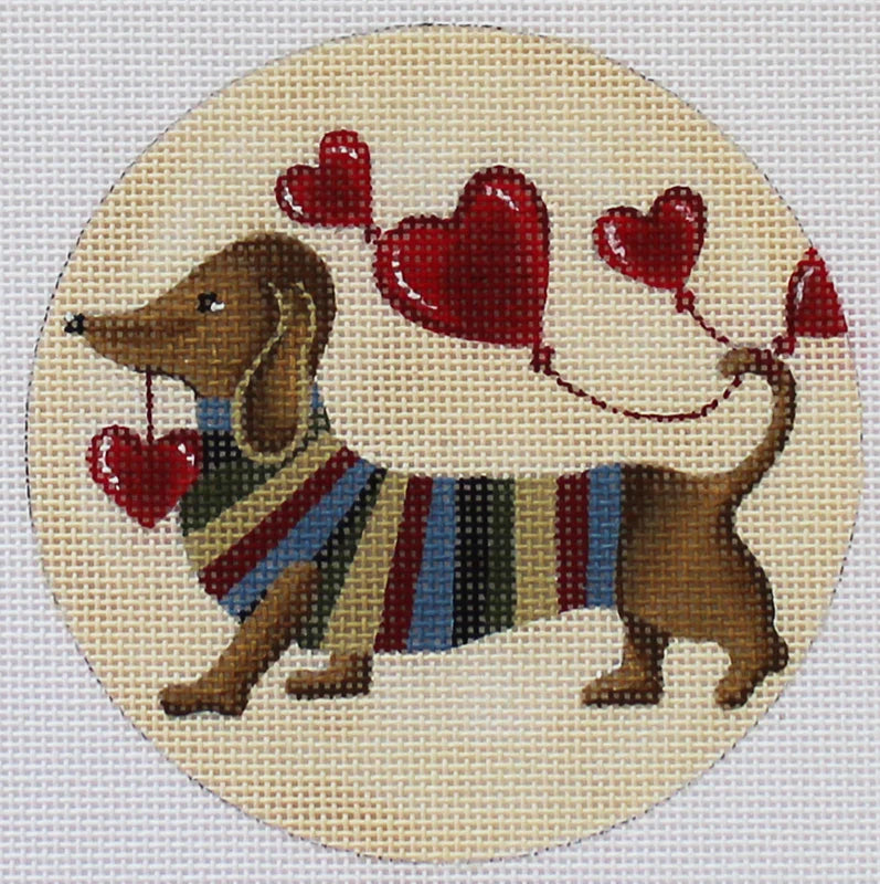 DS1130 - Dachshund Valentines Ornament