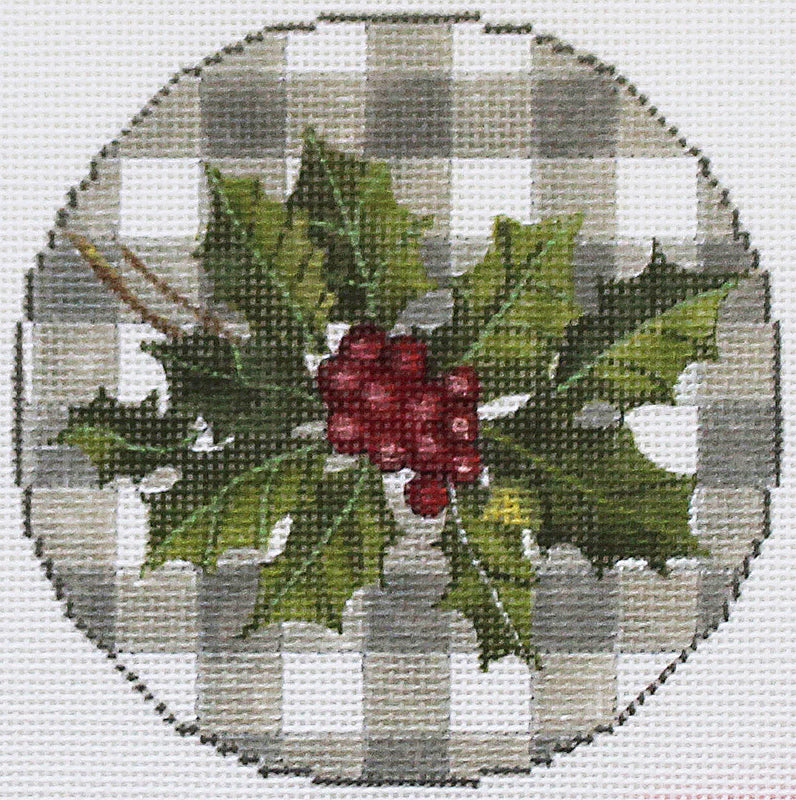 DS1148 - Gingham Ornament - Holly