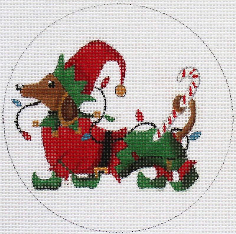 DS1149O - Dachshund Joy Elf Ornament