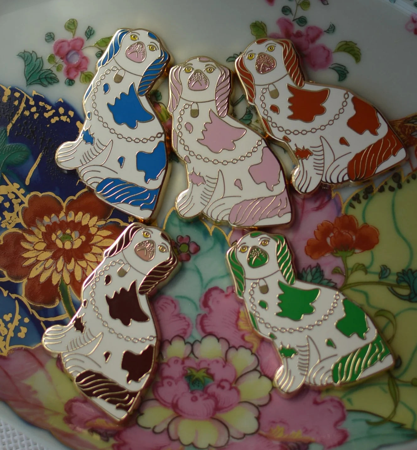 Green Staffordshire Needle Minder