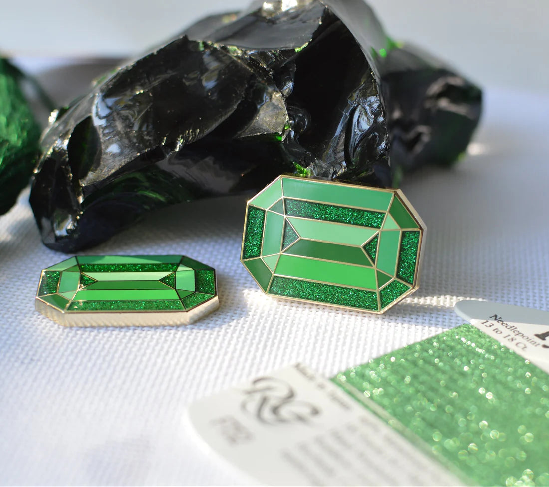 The Dresden Green Diamond Needle Minder