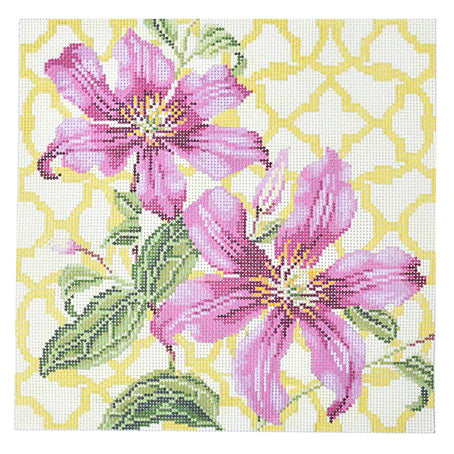 KB 1408 - Trellis Square - Clematis