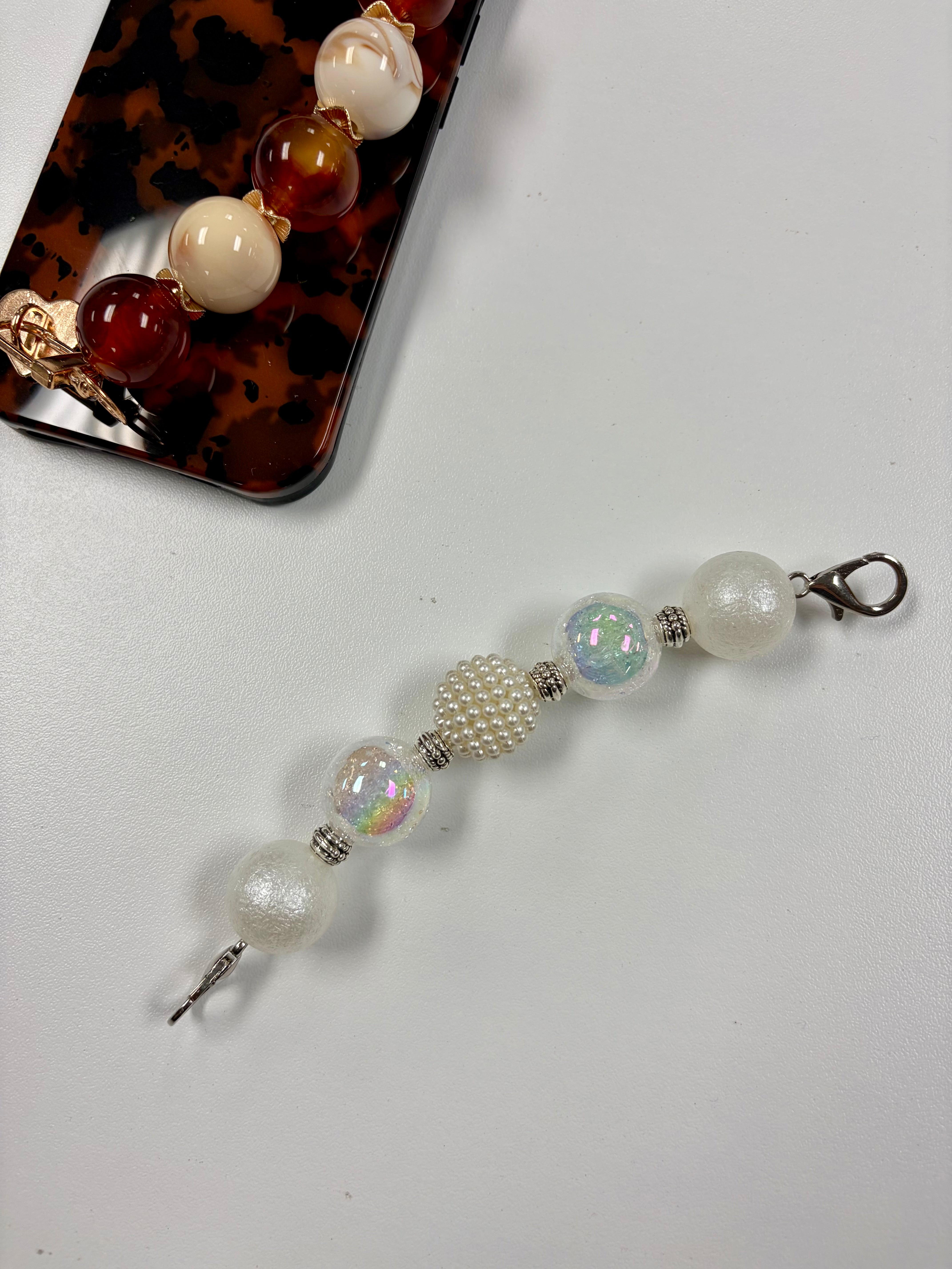 Charming Beads Phone Strap & Attachments (Case not included)