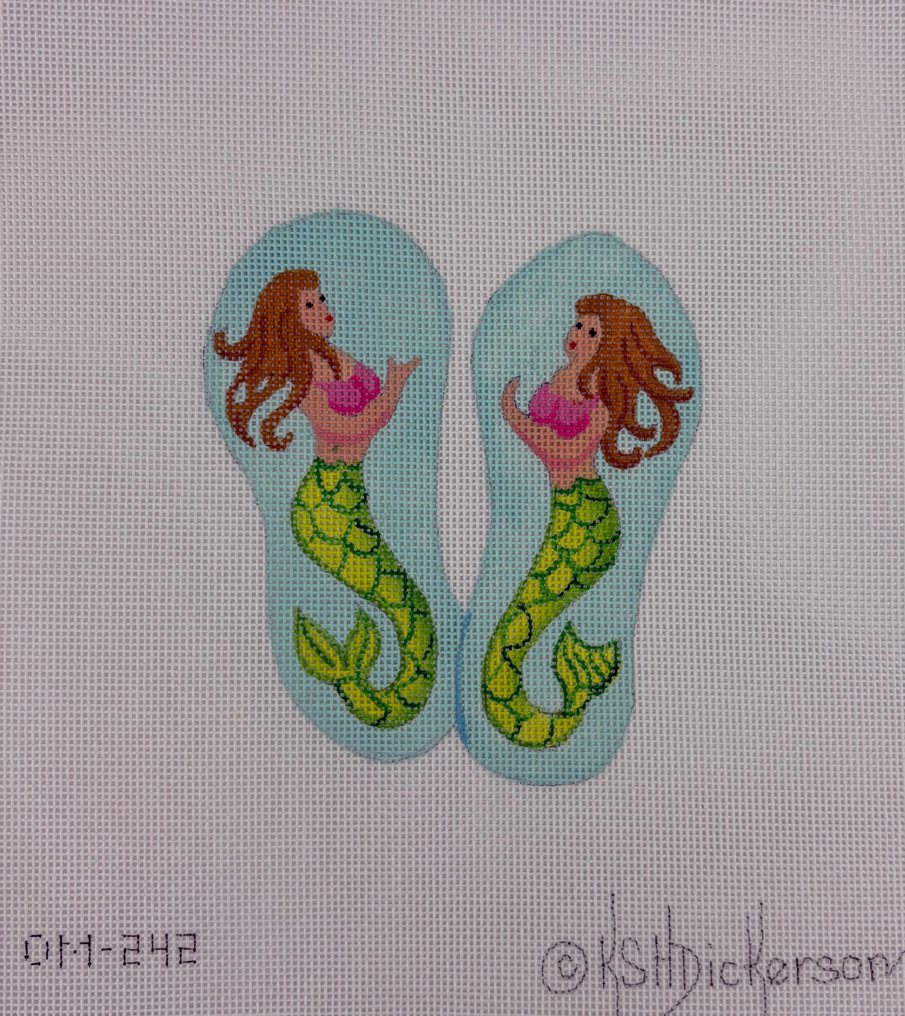 OM-242 - Mini Flip Flop – Mermaid on Caribbean