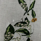 KW162 - Lily of the Valley Standing Bunny