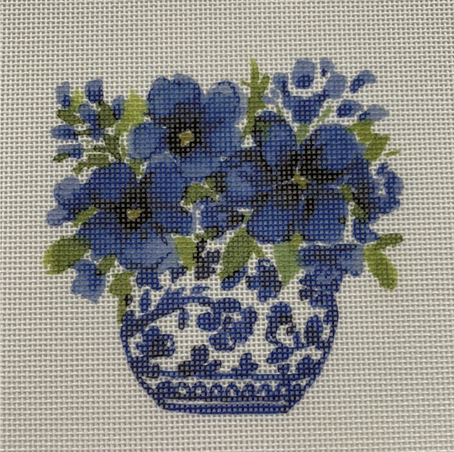 ECT220C - Chinoiserie Blue Flowers