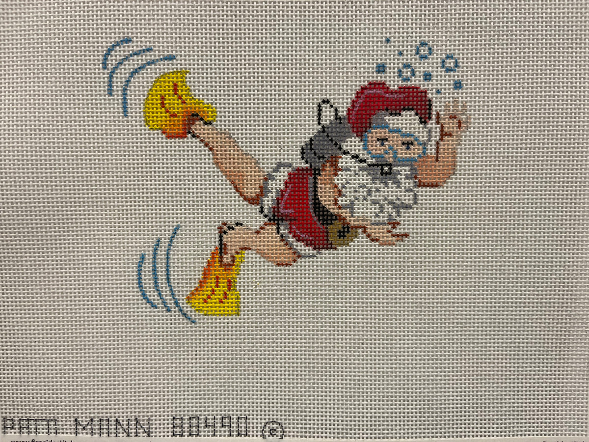 88490 - Ornament - Sport Santa - Scuba Diver