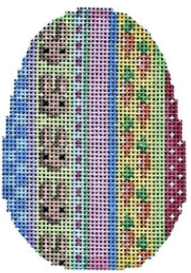 AT EG322 - Bunny/Hop Stripe Egg