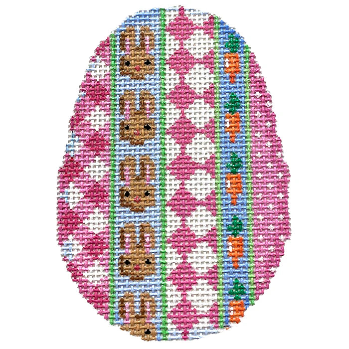 AT EG333 - Gingham/Bunnies/Carrots Egg