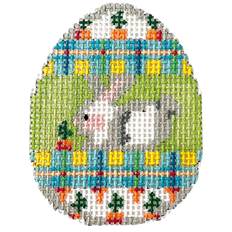 AT EG475 - Bunny Plaid Carrot Mini Egg